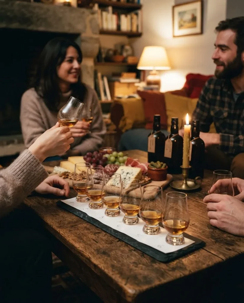 Dégustation de whisky à Toulouse à domicile avec fromages et charcuteries